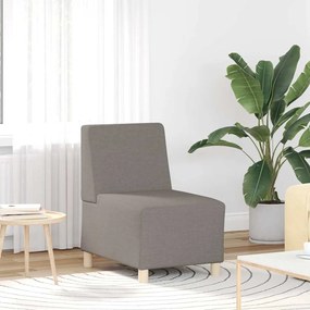 vidaXL Canapea Scaun fără brațe, gri taupe, 55 cm, material textil