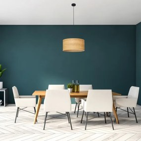 Lustră pe cablu ALBA 1xE27/15W/230V d. 40 cm maro/negru