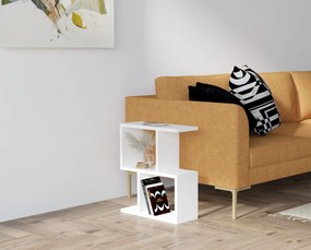 Măsuță laterală Zenny (Alb). Promo -6%. 1067418