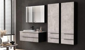 Dulap baie 50x32xH145 cm Kolpa San Grace, crem (stejar halifax)