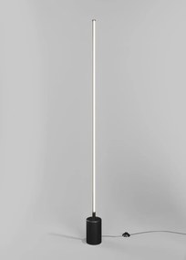 Lampadar LED, lampa de podea, design modern Flow negru