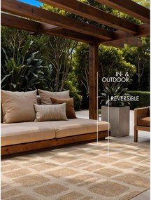 Covor pentru exterior și interior crem/în culoare naturală 120x170 cm Haringey Ruskin – Ted Baker