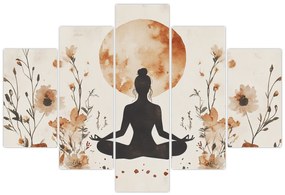 Tablou - Yoga Portocalie (150x105 cm)