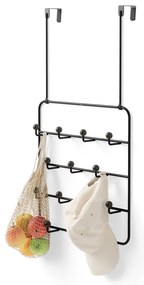 Cuier de ușă negru/în culoare naturală din metal 36 cm Estique – Umbra