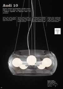 Pendul modern diametru 48,5cm AUDI-10 SP5 TRASPARENTE 016863