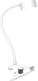 Lampă LED flexibilă dimabilă cu clemă Solight WO3001-W LED/2W/5V 3000/4000/6500K alb