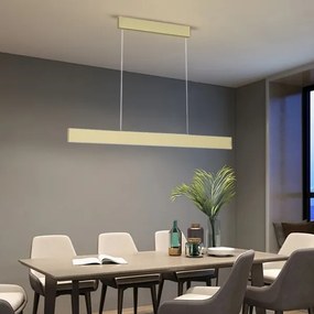 Lustră LED pe cablu LISTON aurie LED/18W/230V ZigBee Immax Neo 07128L + telecomandă Tuya