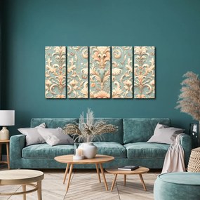 Tablou 5-piese ornamente vintage