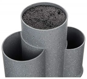 Suport de cuțite Banquet 3in1 Granite Grey