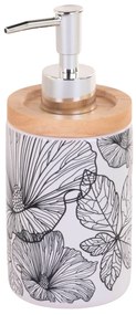 Dispenser pentru sapun lichid BLACKFLORA, ceramic
