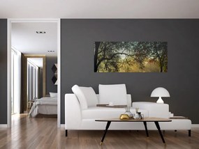Tablou cu răsărit de soare (120x50 cm)