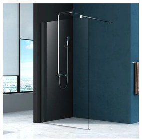 Paravan de dus Fluminia Foxy 120x200 cm Easy Clean profil crom lucios