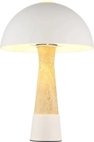 Globo 51070122 - Lampă de masă PAULIN 1xE27ILLU/40W/230V crem