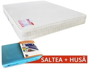 Set Saltea SuperOrtopedica Saltex 1400x1900 + Husa cu elastic
