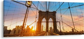 Tablou - Podul Brooklyn, Manhattan, New York (120x50 cm)