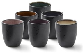 Set 6 cești pentru espresso Bitz Mensa, negru