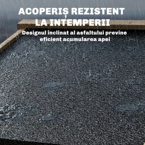 Outsunny Dulap de Exterior: Căsuță de Grădină cu Ușă Ventilată și Kit Anti-Răsturnare. | Aosom Romania