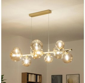 Lustră LED pe cablu Brilagi MILLA 10xG9/3W/230V auriu