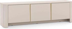 Dulap TV Sorrenti 168 cm - cashmere / auriu