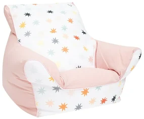 Fotoliu pentru copii New Baby umplut cu bile, roz