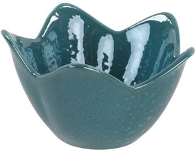 Set de 6 boluri ceramice Lotus 11,8 cm, turcoaz