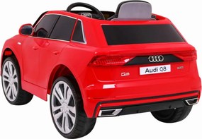 Masinuta Electrica cu acumulator pentru copii NOVOKIDS™ Audi Q8 Lift , Roti din Cauciuc EVA, 3-8 ani , Usi cu deschidere , Baterie12V, 2 Viteze,