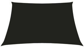 Parasolar, negru, 6x6 m, tesatura oxford, patrat Negru, 6 x 6 m