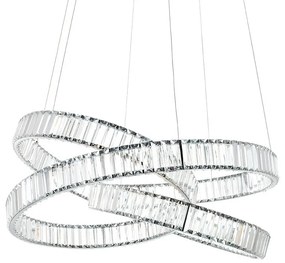 Lustra LED moderna design deosebit CHARMES 80 crom