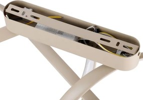 Brilagi-LED Lustră aplicată dimmabilă TWISTER LED/60W/230V 3000-6000K bej+telecomandă