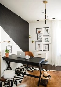 Candelabru design industrial-modern ASTRID cu 4 surse de lumina