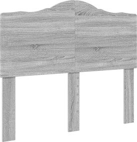 vidaXL Tăblie cap Gri Sonoma 120 cm Lemn compozit