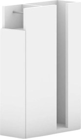 Dulap baie PAPER, alb, PAL melaminat, cu o usa, 17x42x66 cm