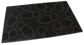 Covoraș de curățat încălțăminte din cauciuc 45 x 75 x 0,8 cm, negru