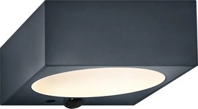 Osram - Aplică solară LED de perete ENDURA STYLE, 10,7 W, 4,2 V, 2000 mAh, IP65, antracit