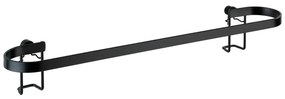 Suport de perete pentru prosoape Wenko Classic Plus, negru