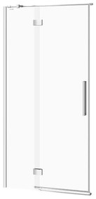 Usa de dus 100x202 cm, stanga, crom sticla transparenta Stanga, 1000x2000 mm