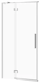 Usa sticla dus batanta 100x200 cm Cersanit Crea, profil crom, montare stanga Stanga, 1000x2000 mm