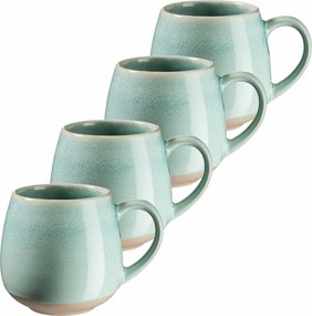 Set de 4 căni mari Mäser AQUATA – 500 ml, verde, 500 ml