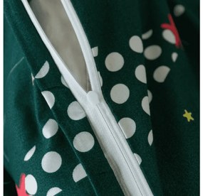 Lenjerie de pat din microfibra CHRISTMAS DRIFT verde Dimensiune lenjerie de pat: 2 buc 70 x 90 cm | 200 x 220 cm