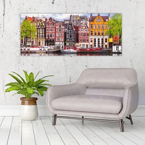Tablou - Amsterdam, case de dans (120x50 cm)