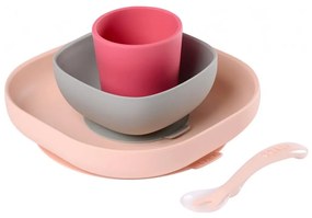 Set de vase pentru copii Pink 4 buc. Beaba