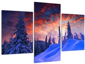 Tablou - Amurg dev iarnă (90x60 cm)