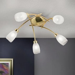 Orion - Lustră aplicată CARLA 5xG9/28W/230V auriu