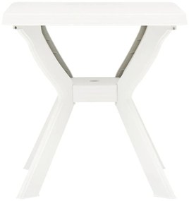 Masa de bistro, alb, 70x70x72 cm, plastic