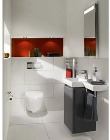 Capac WC, Villeroy&amp;Boch Subway 2.0, cu inchidere lenta, Alb Alpin, 9M69S101