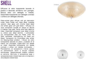 Plafoniera eleganta diametru 50cm SHELL PL4 008615