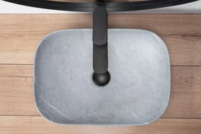 Lavoar Livia Grey ceramica sanitara – 46,5 cm