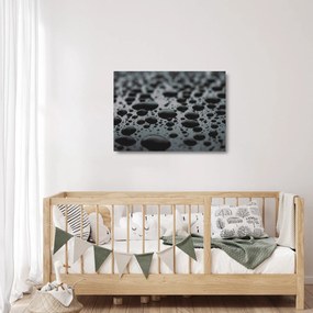 Tablou pe sticlă cu picături de apă (70x50 cm)