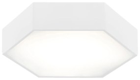 Plafoniera LED moderna design hexagonal ARIZONA 22,5W alba