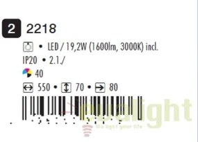 Aplica de perete LED design modern Esther 2218 RX